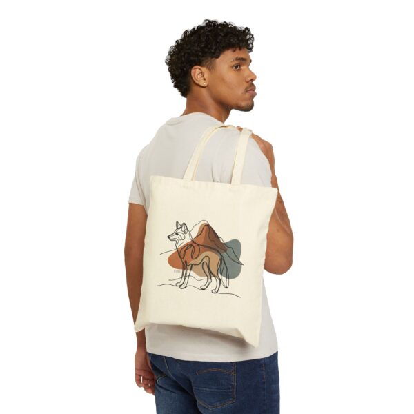 Desert Waves Coyote Tote - Image 3